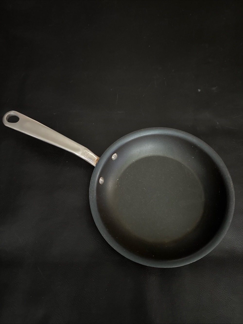 Made-In Brand Italy Made 8” 5-Ply Non Stick Frying Pan Stainless And Black